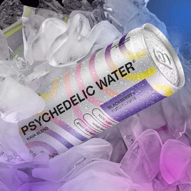 Psychedelic Water - Blackberry + Yuzu Sparkling Water