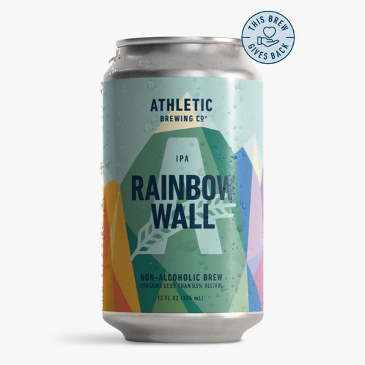 Athletic Brewing Rainbow Wall